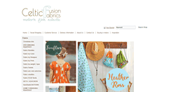 Desktop Screenshot of celticfusionfabrics.com